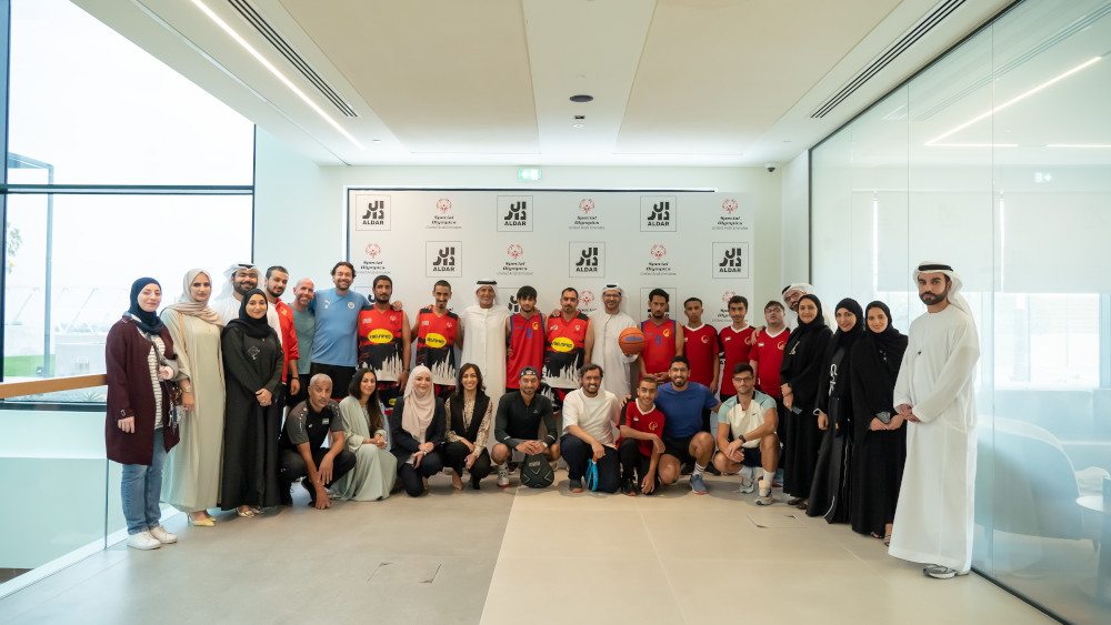 Special Olympics UAE x Aldar MoU signing 