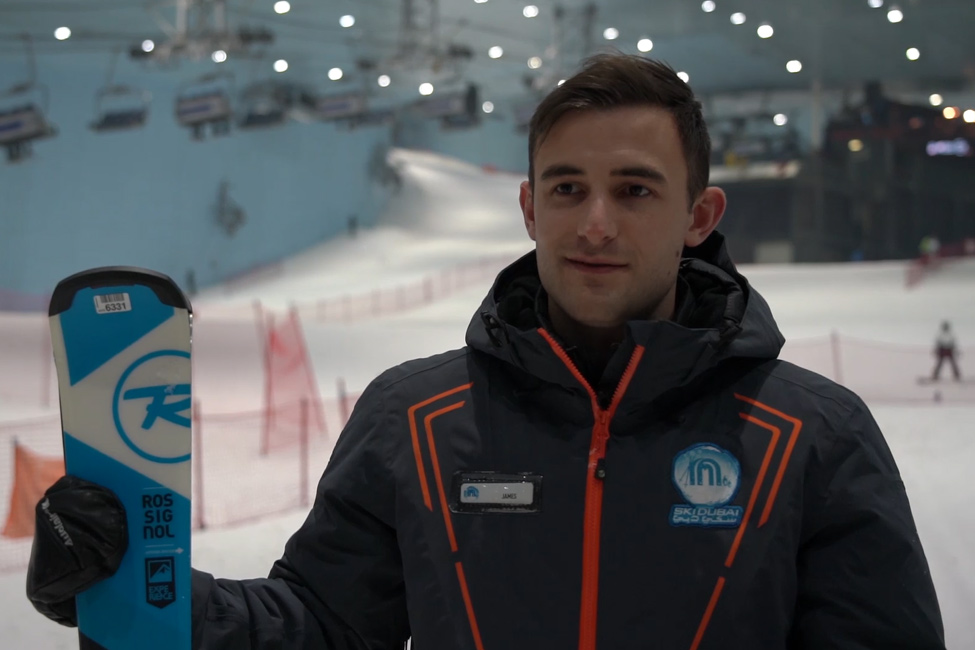 تصوير تدريب شيخة في سكي دبي   - 30.07.2021