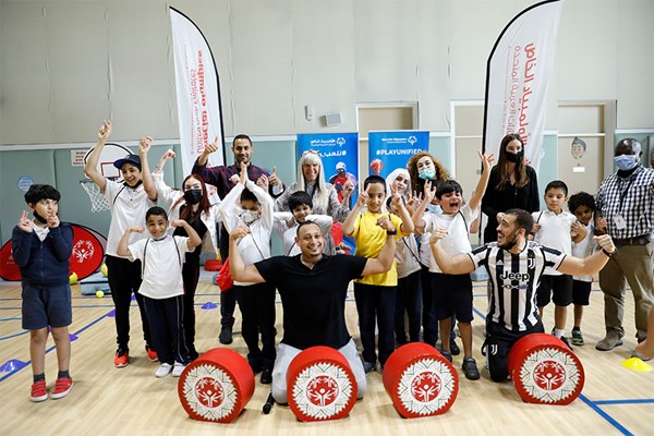 مهرجان الرياضي للأولمبياد الخاص الإماراتي بالتعاون مع مدرسة الكرامة