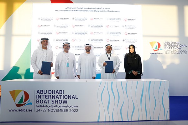 MOU Signing ceremony Special Olympics UAE and the Abu Dhabi Maritime