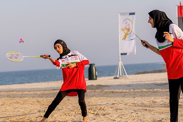 The 12th Sports Festival of Ras Al Khaimah University ( Badminton) 