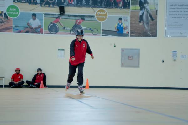  اختبارات منتخب الامارات لرياضة التزلج المدولب